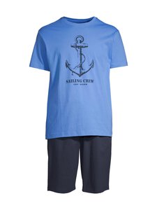 Cap Horn loungewear - Lühikeste pükstega pidžaamakomplekt Cole - COAST BLUE/NAVY | Stockmann