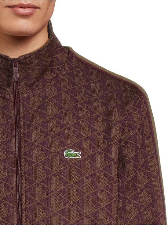 Lacoste - Vetoketjullinen verryttelytakki - WD9 MASCARA BROWN/OXALIS | Stockmann - photo 4