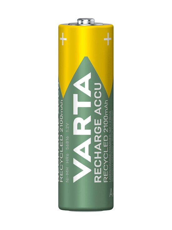 Varta - Recharge Accu Recycled AA 2100 mAh -ladattavat akkuparistot - GREEN | Stockmann - photo 2