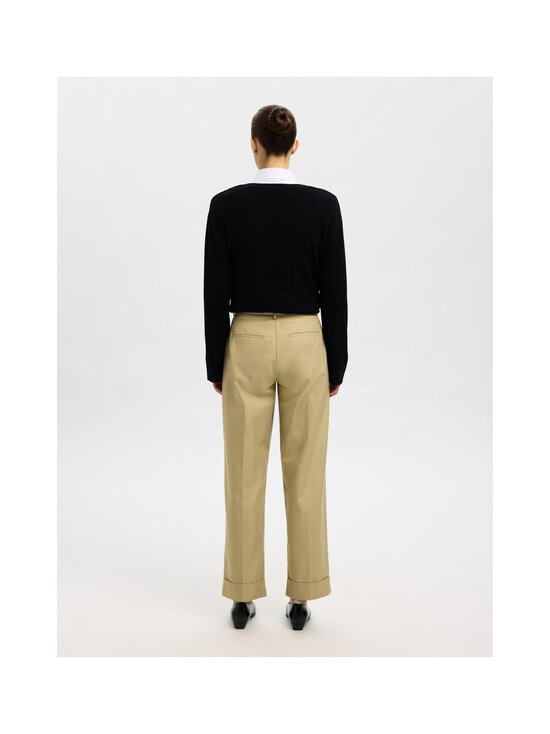 Selected - SlfThea Deep V-Neck -merinovillaneule - BLACK | Stockmann - photo 3