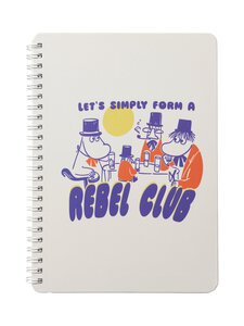 Moomin Arabia - Muumi Rebel Club -muistivihko A5 - MULTICOLOR | Stockmann
