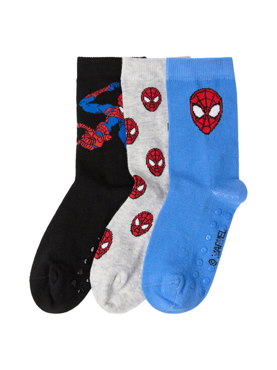 Lindex - Sokid Spiderman 3 paari - 7483 LIGHT BLUE | Stockmann - photo 1