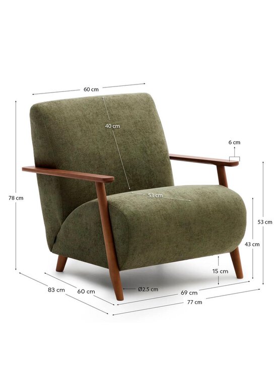 Kave Home - Meghan-nojatuoli - VIHREÄ - photo 10 Kave Home - Meghan-nojatuoli - VIHREÄ | Stockmann - photo 10