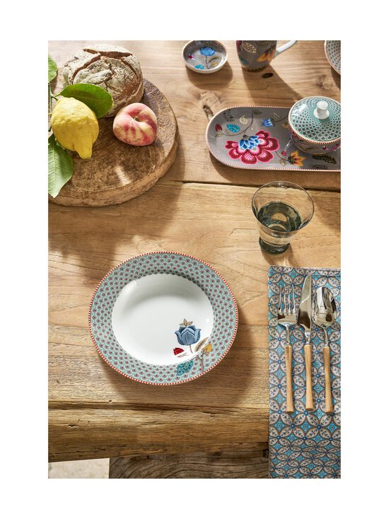 PIP Studio - Blooming Tales - syvä posliinilautanen 21,5 cm - LIGHT BLUE | Stockmann - photo 3