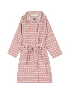 Marimekko - Räsymatto- hupullinen kylpytakki - 103 LT.PINK, OFF WHITE Marimekko - Räsymatto- hupullinen kylpytakki - 103 LT.PINK, OFF WHITE | Stockmann