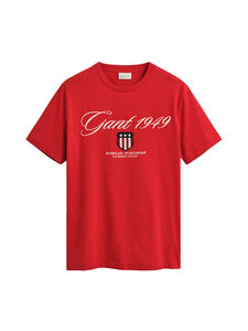 GANT - Graphic T-krekls - 630 RUBY RED | Stockmann