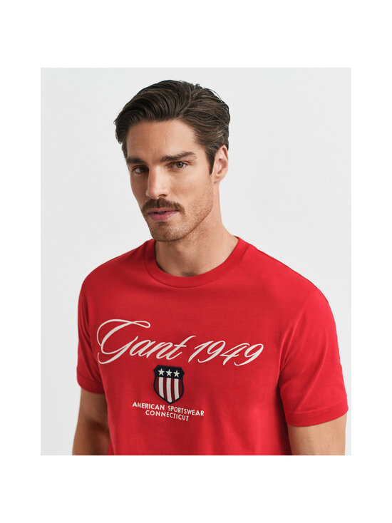 GANT - Graphic T-krekls - 630 RUBY RED | Stockmann - photo 4