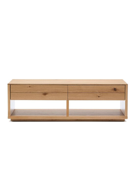 Kave Home - Alguema-sohvapöytä tammi 140 x 60 cm - BROWN | Stockmann - photo 2