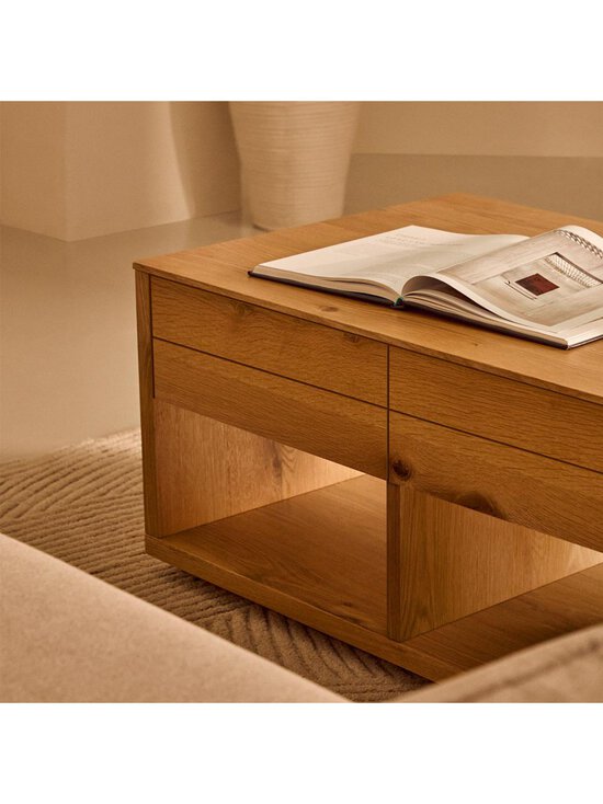 Kave Home - Alguema-sohvapöytä tammi 140 x 60 cm - BROWN | Stockmann - photo 8