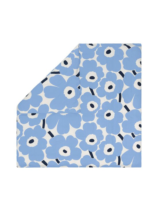 Marimekko - Unikko Jersey -pussilakana - 155 OFF WHITE, LT.BLUE, NAVY | Stockmann - photo 1
