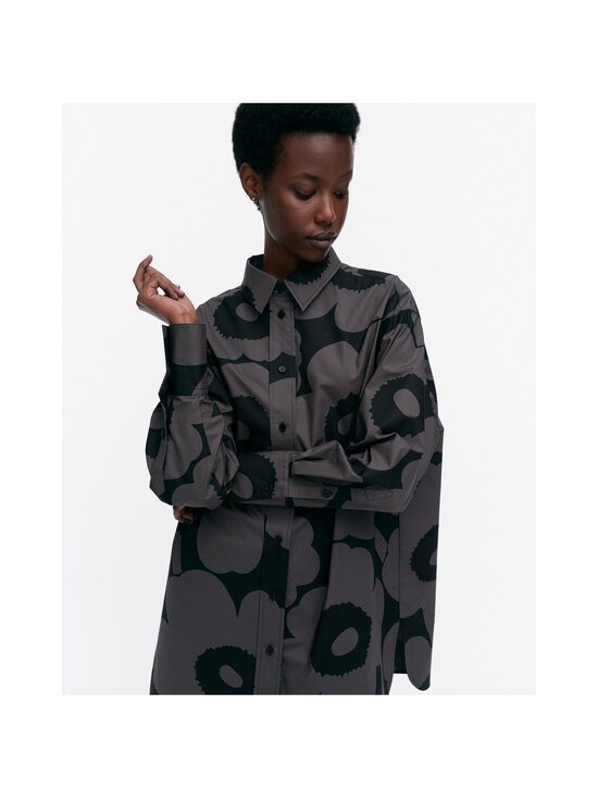 Marimekko - Nila Unikko kokvilnas kreklblūze - 909 BLACK, DARK GREY - photo 2 Marimekko - Nila Unikko kokvilnas kreklblūze - 909 BLACK, DARK GREY | Stockmann - photo 2