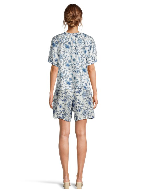 NOOM - Tiara-shortsit - BLUE/OFFWHITE FLOWER PRINT | Stockmann - photo 4