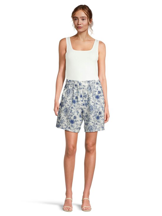 NOOM - Tiara-shortsit - BLUE/OFFWHITE FLOWER PRINT | Stockmann - photo 5
