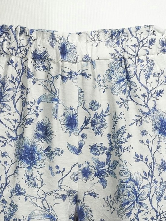 NOOM - Tiara-shortsit - BLUE/OFFWHITE FLOWER PRINT | Stockmann - photo 6
