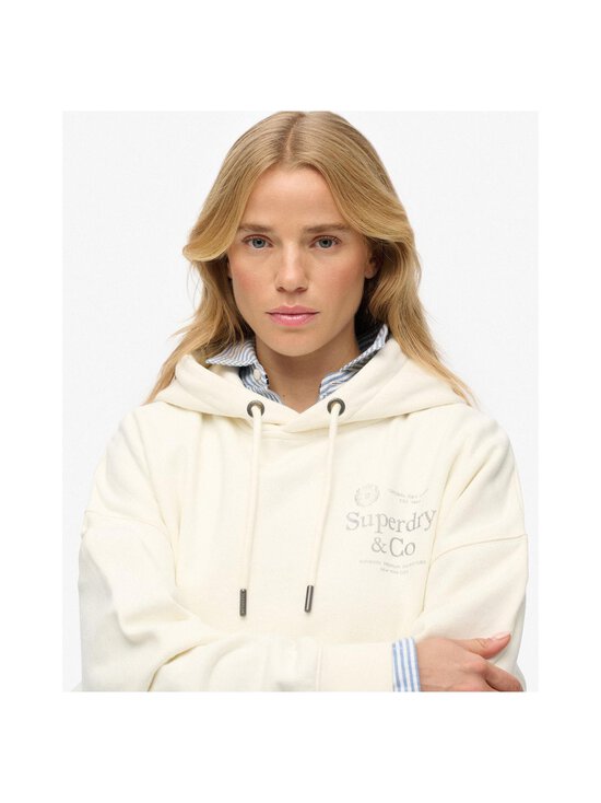 Superdry - Luxe Casual Relaxed -huppari - 22C CREAM | Stockmann - photo 5