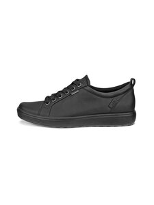 ecco - Soft 7 Gore-Tex -nahkatennarit - 01001 BLACK | Stockmann