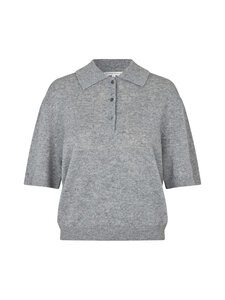 SECOND FEMALE - Longo Collar -neule - 7045 MID GREY MELANGE | Stockmann