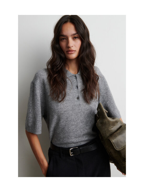 SECOND FEMALE - Longo Collar -neule - 7045 MID GREY MELANGE | Stockmann - photo 4
