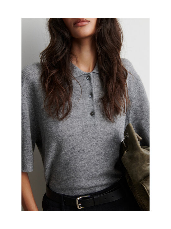 SECOND FEMALE - Longo Collar -neule - 7045 MID GREY MELANGE | Stockmann - photo 5