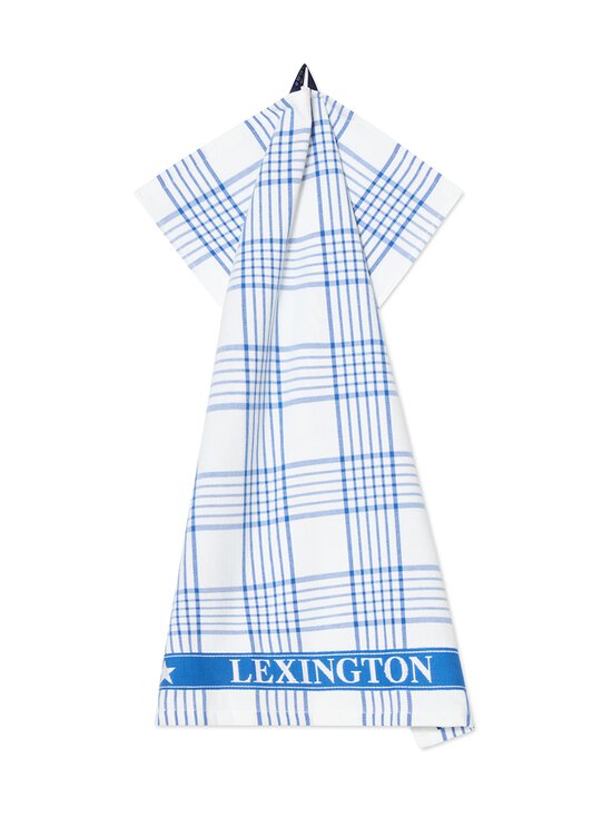 Lexington - Checked Terry -keittiöpyyhe - 1600 WHITE/BLUE | Stockmann - photo 1