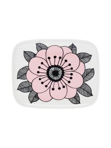 Marimekko - Leiva- ja salatitaldrik Kestit, 12 x 15 cm - WHITE, PINK, BLACK | Stockmann