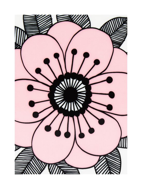 Marimekko - Leiva- ja salatitaldrik Kestit, 12 x 15 cm - WHITE, PINK, BLACK | Stockmann - photo 2