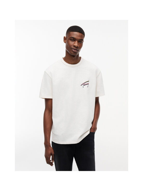 Tommy Jeans - Relaxed Novelty T-krekls - YBH ANCIENT WHITE | Stockmann - photo 2