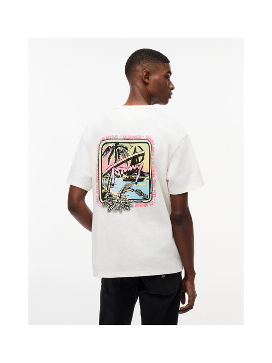 Tommy Jeans - Relaxed Novelty T-krekls - YBH ANCIENT WHITE | Stockmann - photo 3