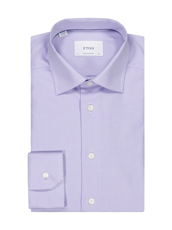 Eton - Contemporary Fit Dobby krekls ar apkakli - 72 LIGHT PURPLE | Stockmann - photo 1