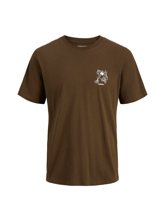 Jack & Jones - JjBrewy Crew Neck t-krekls - COCOA | Stockmann - photo 1