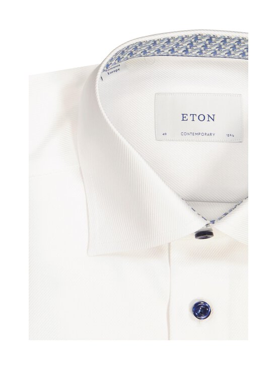 Eton - Triiksärk Contemporary Fit Geometric Effect Textured - 00 WHITE | Stockmann - photo 2