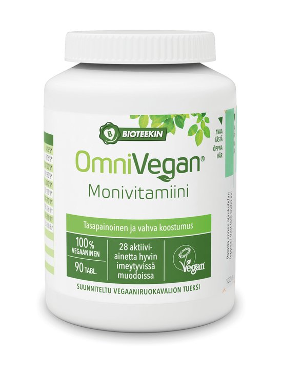 OmniVegan-monivitamiini 90 tabl./103 g