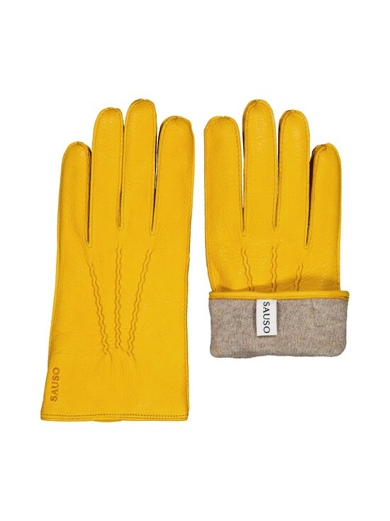 Sauso - Oliver-nahkakäsineet - YELLOW YELLOW | Stockmann - photo 4