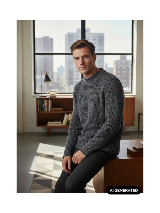 BARENA VENEZIA - Mareselo Brit -neule - 170 NAVY | Stockmann - photo 5