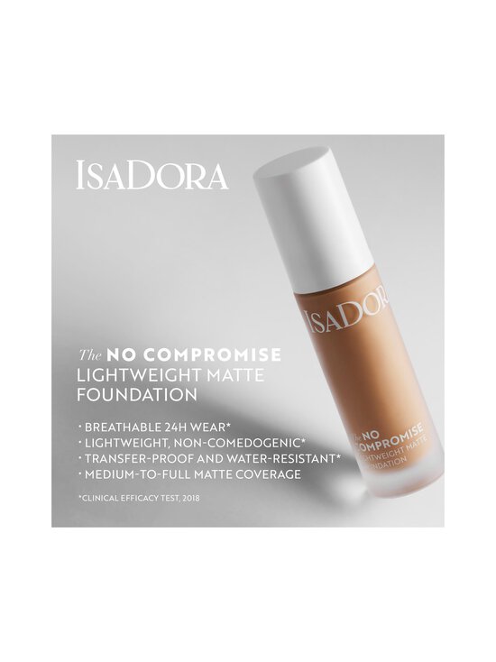 Isadora - No Compromise Lightweight Matte Foundation -meikkivoide - 9C - photo 7 Isadora - No Compromise Lightweight Matte Foundation -meikkivoide - 9C | Stockmann - photo 7