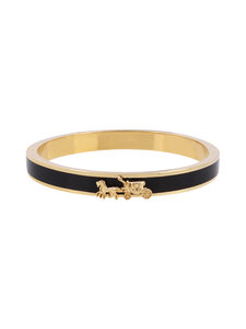 Coach - Horse & Carriage Enamel -rannerengas - 001 BLACK/GOLD | Stockmann