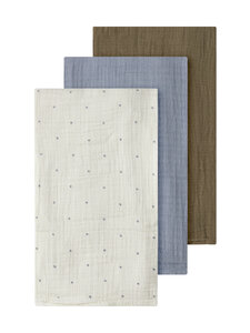 Lil' Atelier - NbNisleys Nappies -harsoliina 3-pack - TURTLEDOVE AOP:SEPIA TINT/SLEET | Stockmann