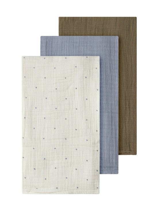 Lil' Atelier - NbNisleys Nappies -harsoliina 3-pack - TURTLEDOVE AOP:SEPIA TINT/SLEET | Stockmann - photo 1
