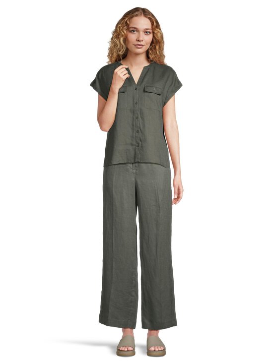 ESSENTIALS by Stockmann - Marianne-housut - KHAKI GREEN | Stockmann - photo 3