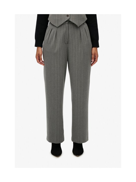 Superdry - Püksid Mid Rise Pinstripe - D6X GREY PINSTRIPE | Stockmann - photo 6