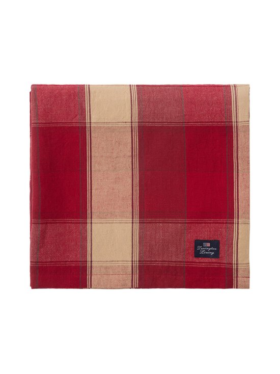 Lexington - Checked- pellava-puuvilla pöytäliina - 4400-RED/BEIGE | Stockmann - photo 1