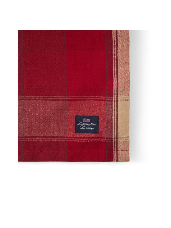 Lexington - Checked- pellava-puuvilla pöytäliina - 4400-RED/BEIGE | Stockmann - photo 3