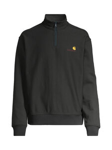 Carhartt WIP - Half Zip American Script -collegepaita - 3T6XX RAVEN /--- | Stockmann