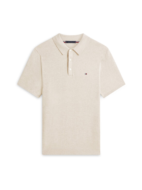 Tommy Hilfiger - Essential Cotton -pikeeneulepaita - RE5 SANDALWOOD HEATHER | Stockmann - photo 1