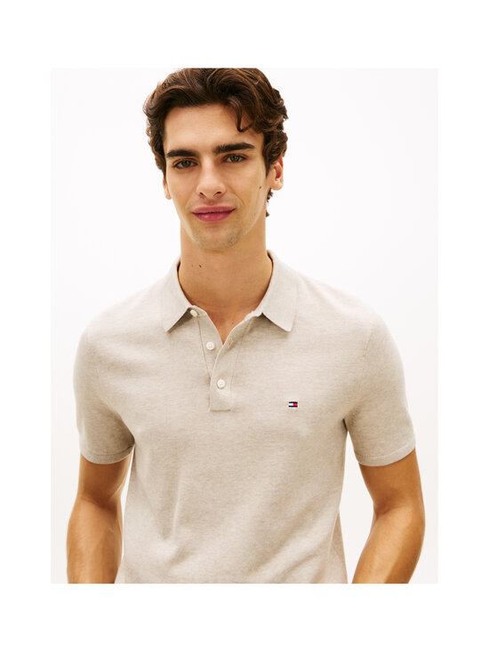 Tommy Hilfiger - Essential Cotton -pikeeneulepaita - RE5 SANDALWOOD HEATHER | Stockmann - photo 4