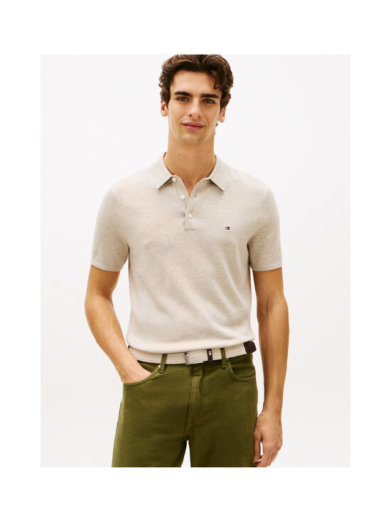 Tommy Hilfiger - Essential Cotton -pikeeneulepaita - RE5 SANDALWOOD HEATHER | Stockmann - photo 5