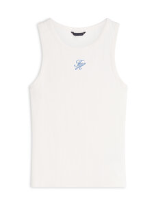 Tommy Hilfiger - Rib Tank krekls bez piedurknēm - Z00 IVORY PETAL | Stockmann