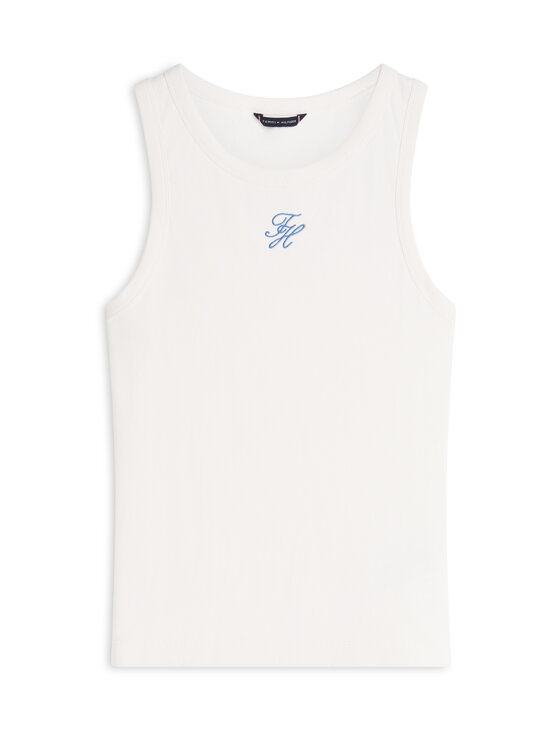 Tommy Hilfiger - Rib Tank krekls bez piedurknēm - Z00 IVORY PETAL | Stockmann - photo 1