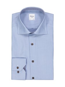 Stenströms - Slimline Structure Contrast krekls ar apkakli - 110 BLUE Stenströms - Slimline Structure Contrast krekls ar apkakli - 110 BLUE | Stockmann
