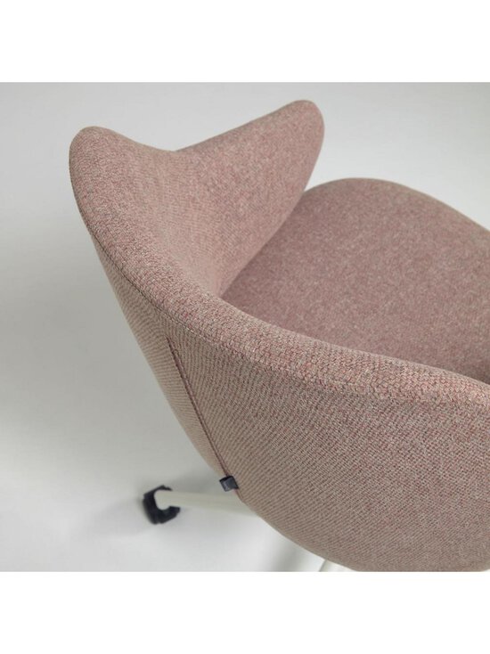 Kave Home - Einara-työtuoli - MUSTA,VAALEANPUNAINEN,VALKOINEN | Stockmann - photo 4